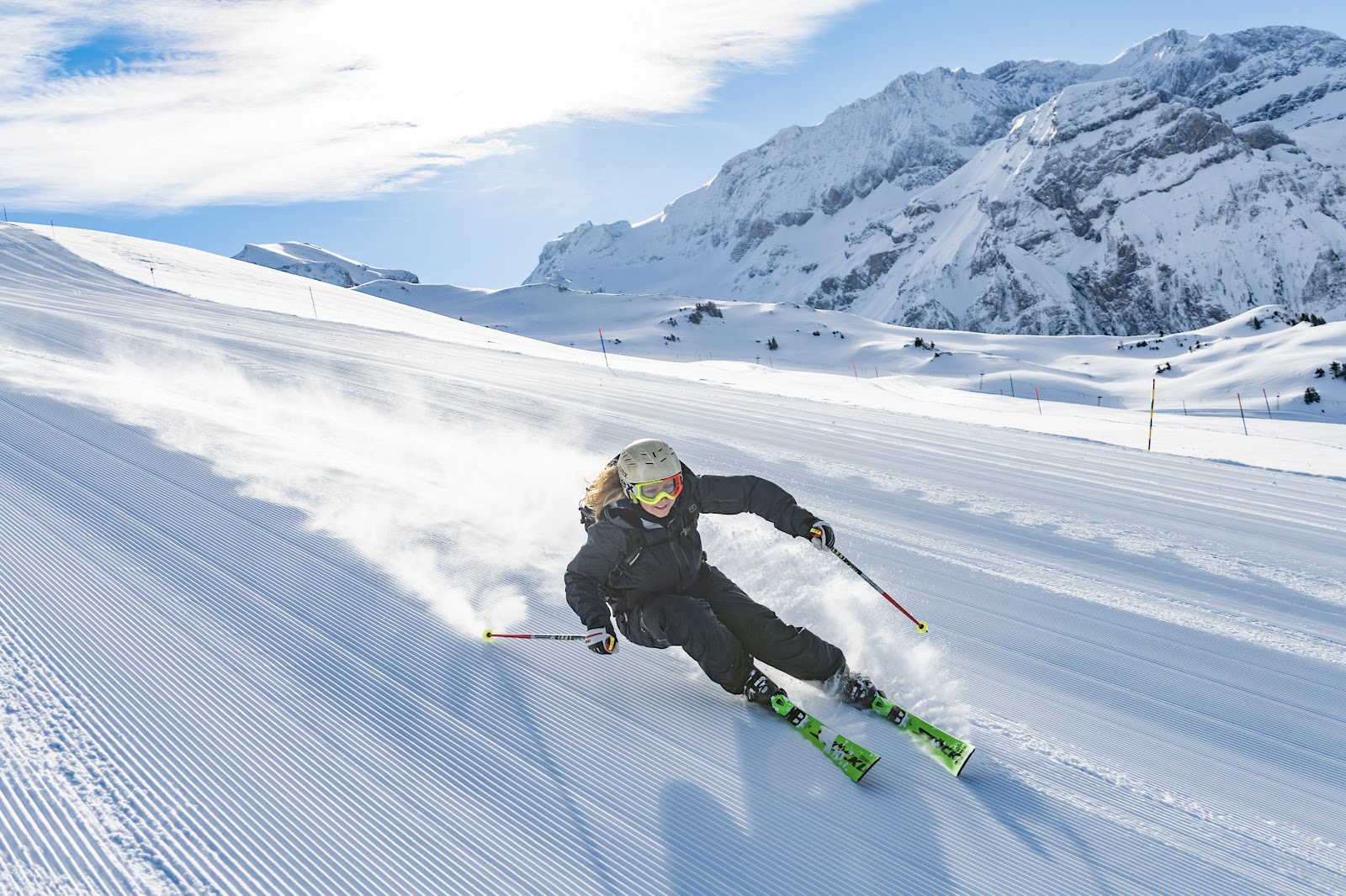 The Chuenisbargli World Cup slope above Adelboden