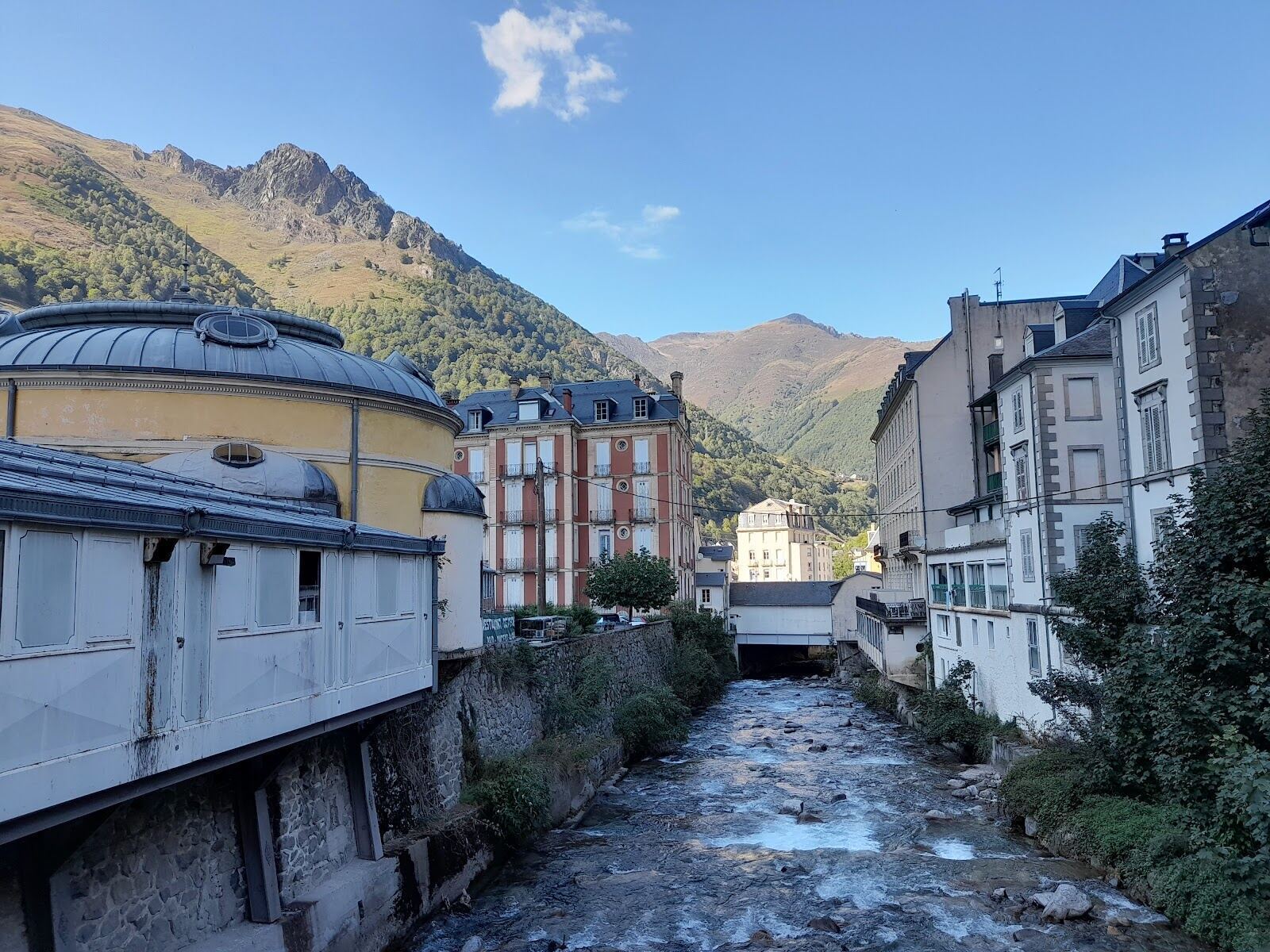 The belle epoque spa town of Cauterets in the French Pyrenees