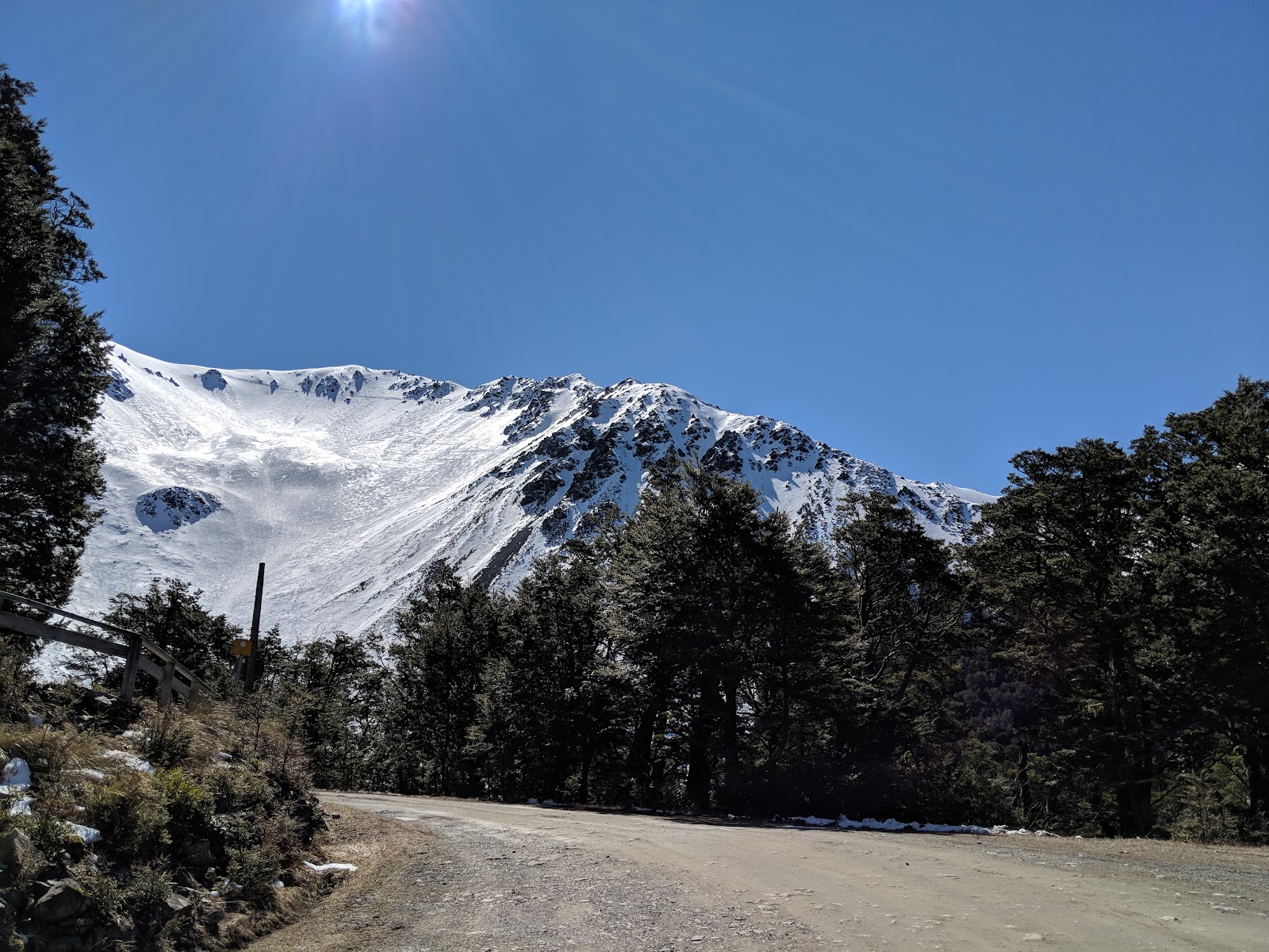 Backcountry style off piste terrain above the Craigieburn base