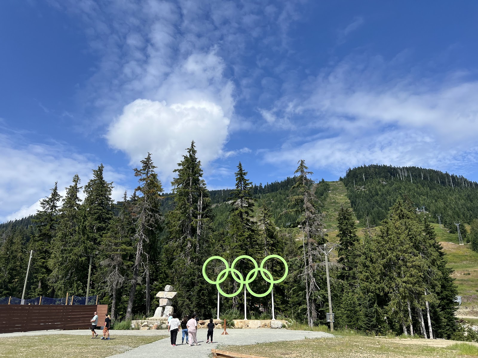 View toward Vancouver from the slopes of Cypress Mountain