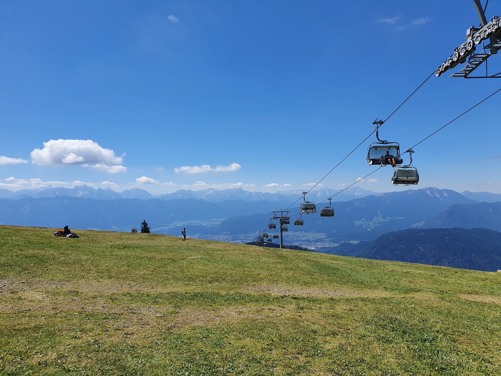 Panorama over Lake Ossiach and the Carinthian lakes from the Gerlitzen