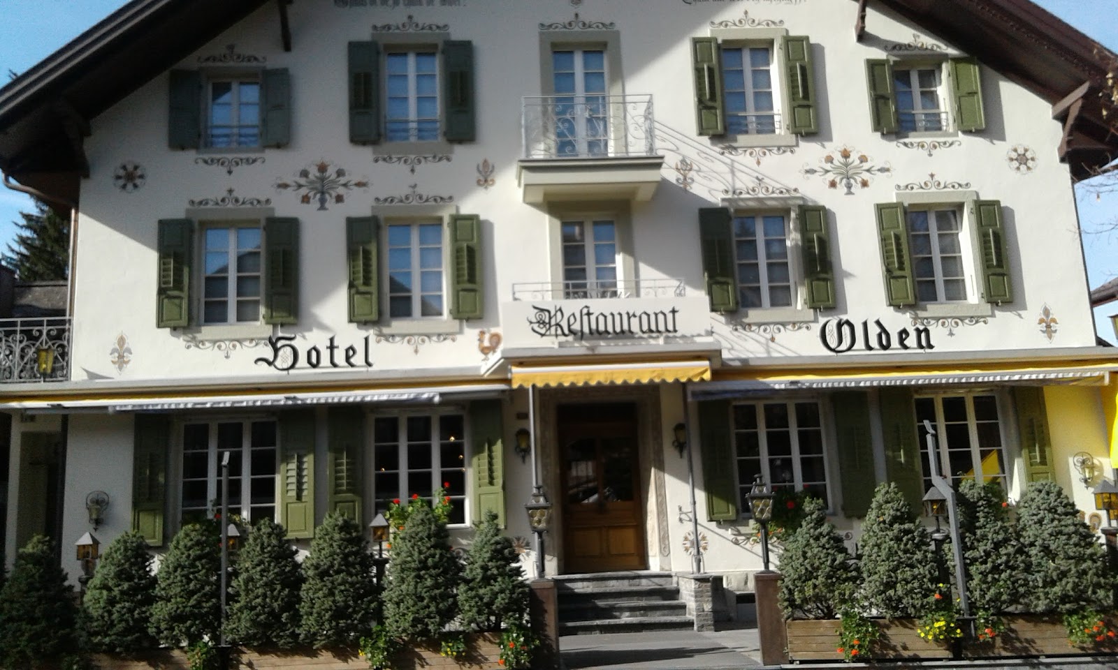 Gentle ski slopes above Gstaad in the Bernese Oberland