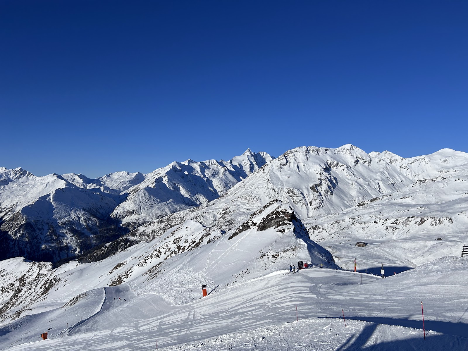 The dramatic high peaks around the Grossglockner above Heiligenblut