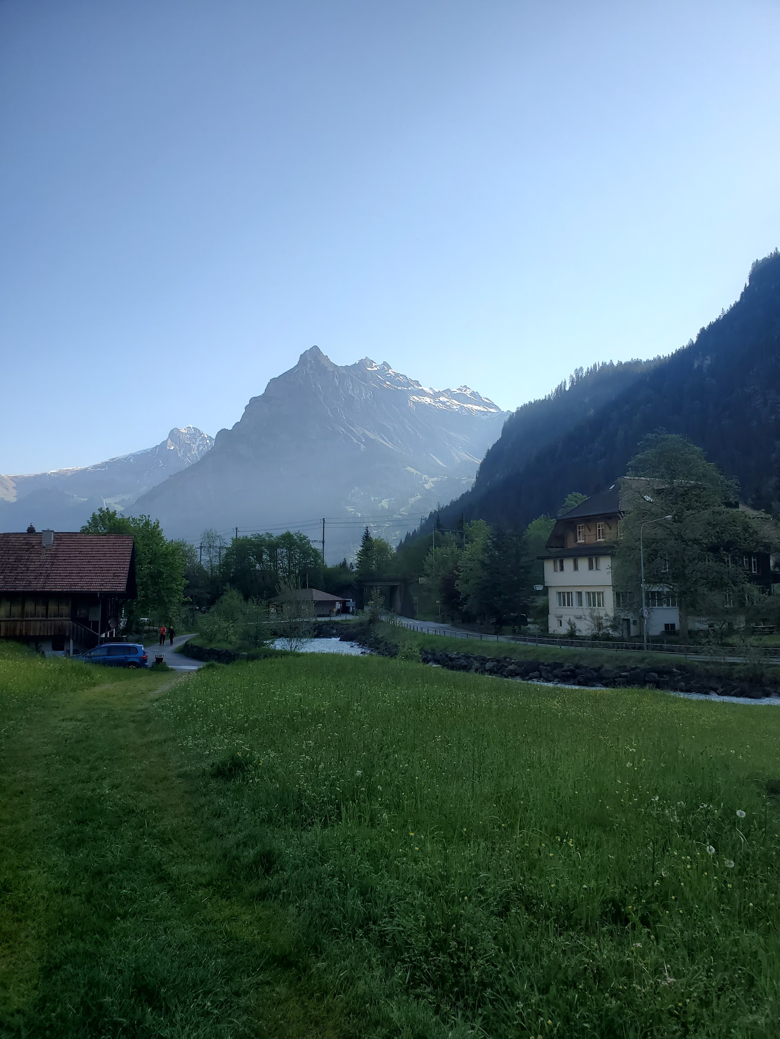 Traditional Bernese Oberland chalets in Kandersteg