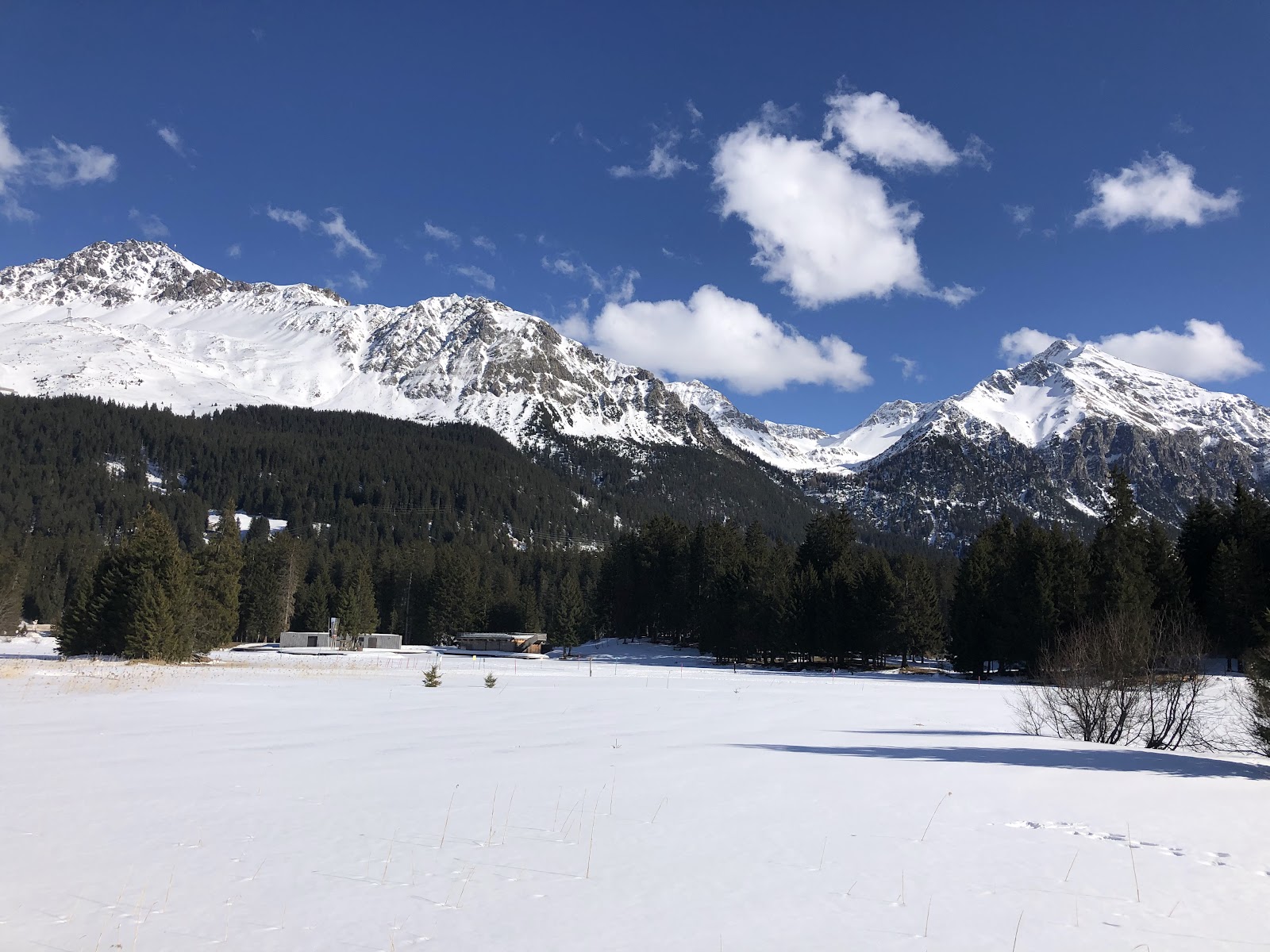 The Rothorn cable car and high slopes above Lenzerheide