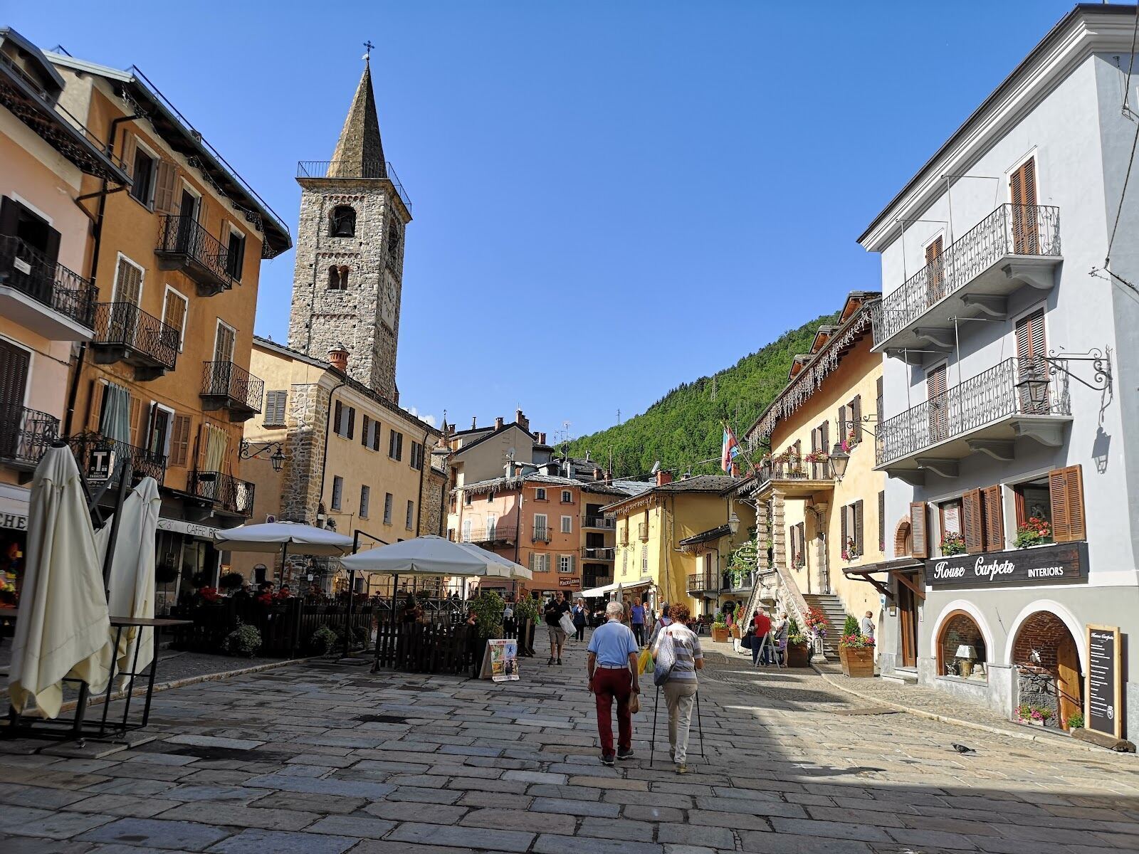 Mountain scenery above Limone Piemonte