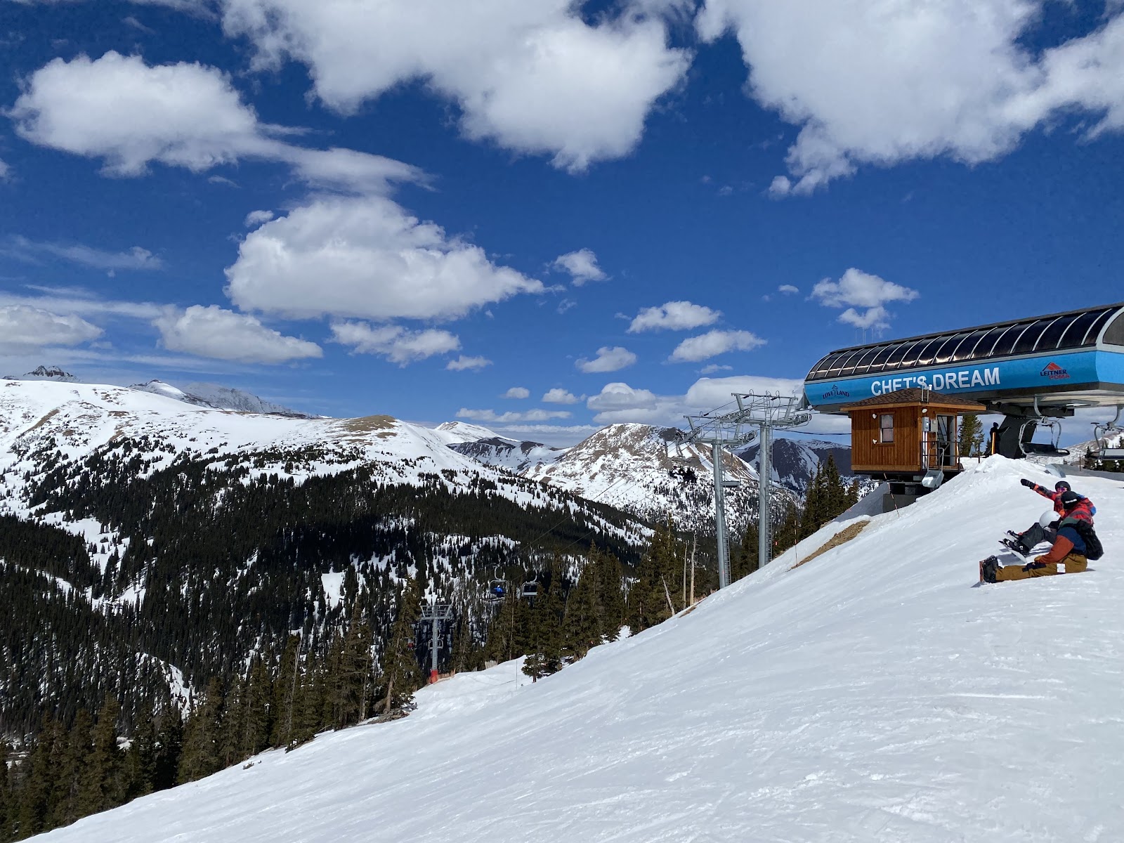 Steep Ridge bowls and chutes above the Loveland lifts