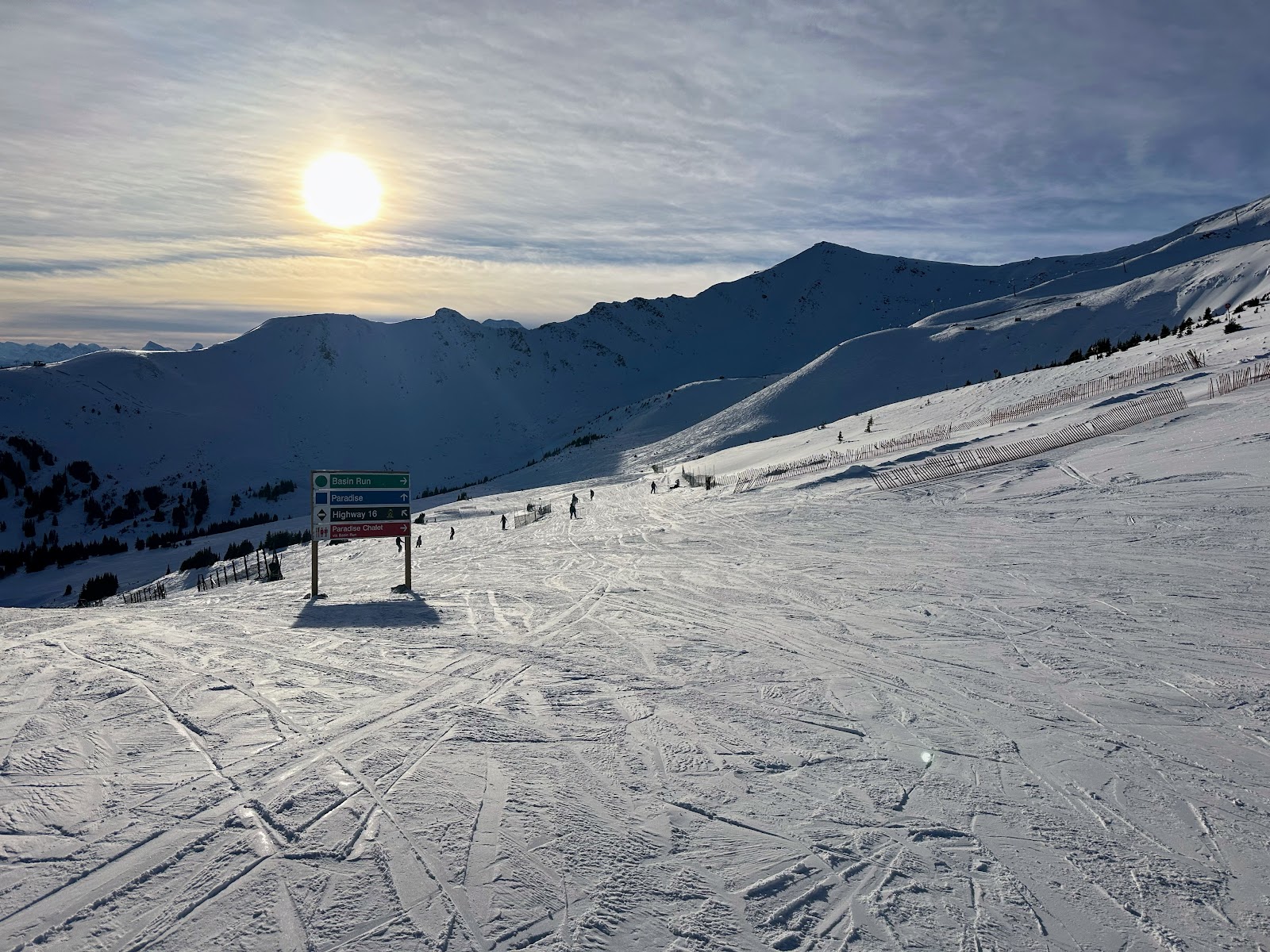 The base lodge and lifts at Marmot Basin near Jasper