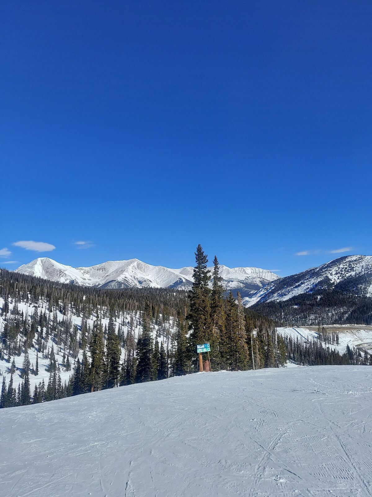 The simple base area at Monarch Mountain on Monarch Pass