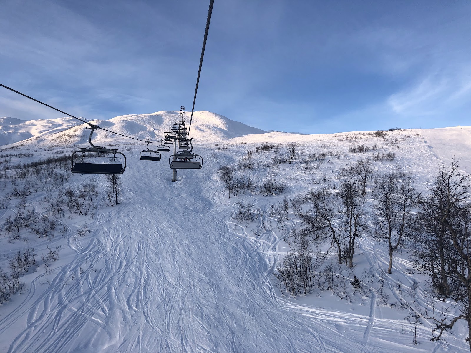 Family nursery slope and carpet lift at the Myrkdalen base village