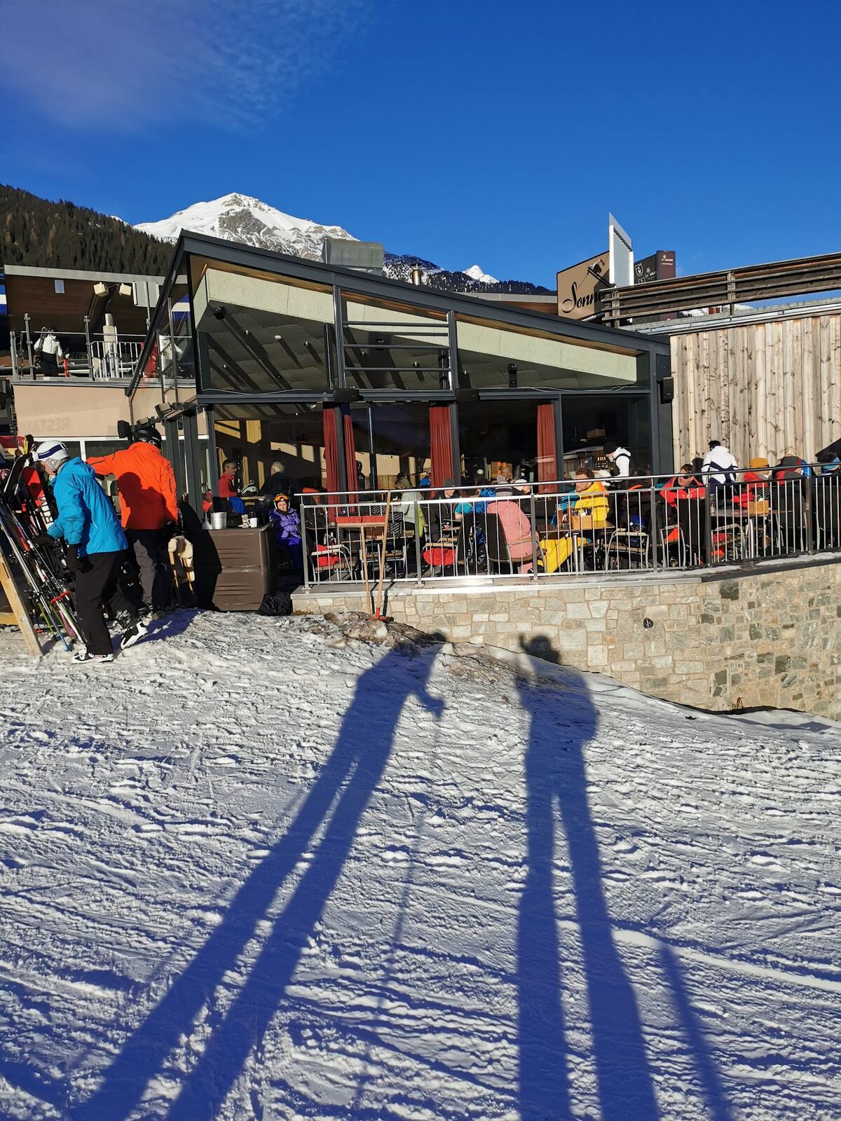 Historic hotels of St Christoph at altitude above St Anton