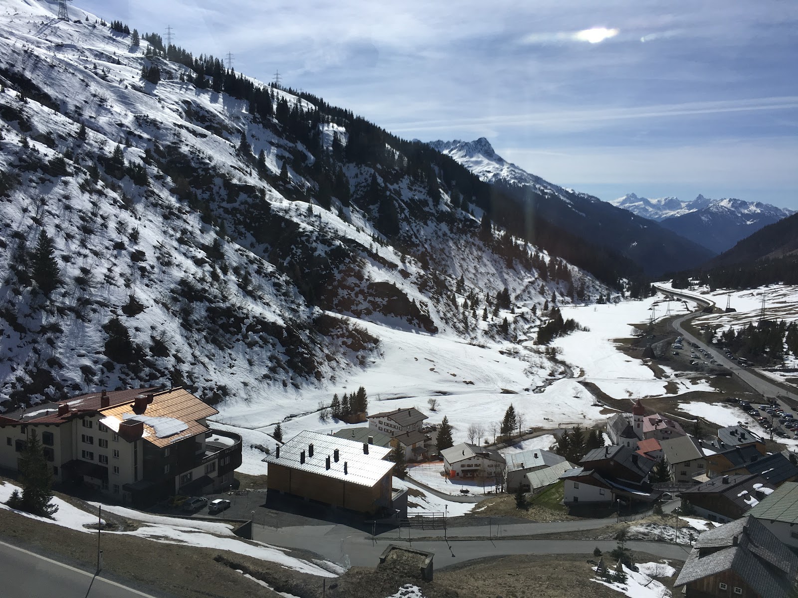The hamlet of Stuben am Arlberg under deep snow