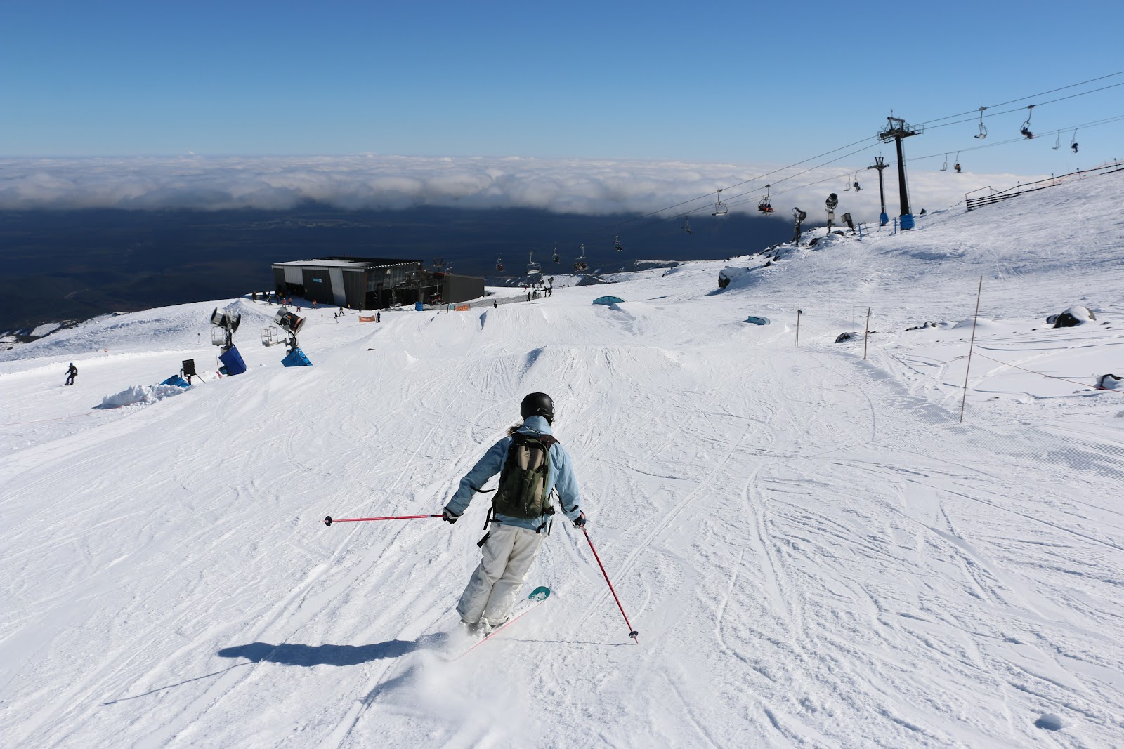 The open volcanic slopes of Turoa high on Mount Ruapehu