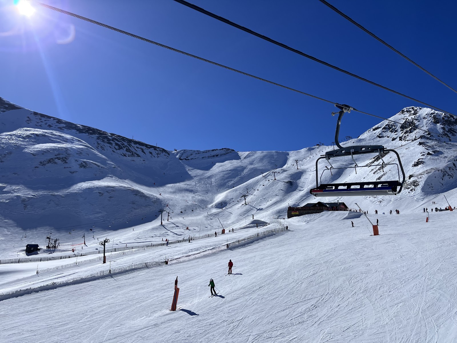Wooded gentle runs on the Pal side of the Pal Arinsal area in Andorra