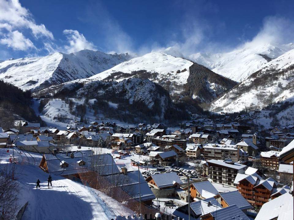 Traditional Savoyard chalets in the Valloire valley