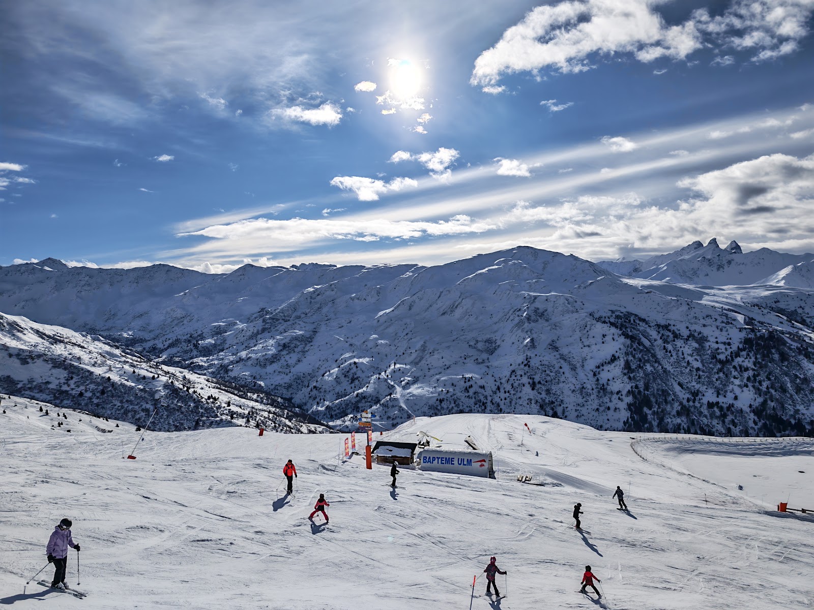 Valmeinier ski station under winter snow in the Maurienne