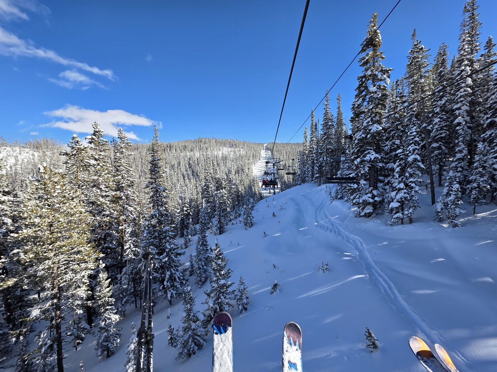 The high alpine bowls above the treeline at Winter Park